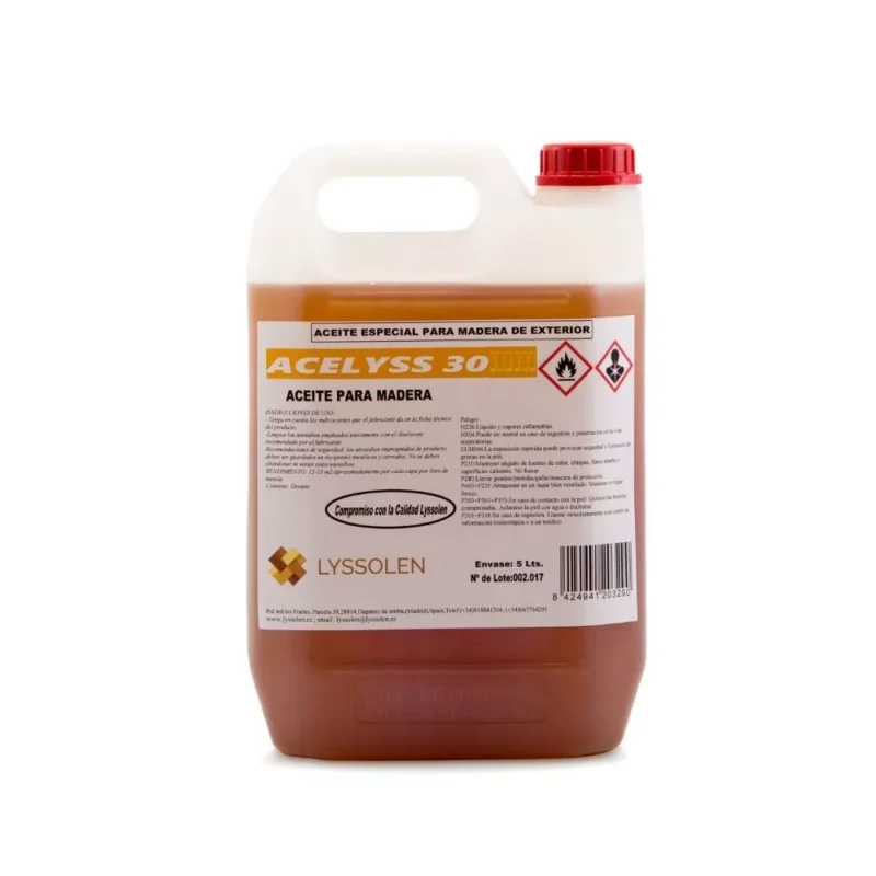 Aceite para Madera Exterior Protege y Nutre. ACELYSS 30